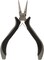 The Beadsmith Chain Nose Pliers with Cutter – Economy Series – 5 inches (127mm) – Comfortable Ergonomic Grip with Double-Leaf Springs and Polished Steel Head – Tool for Jewelry Making